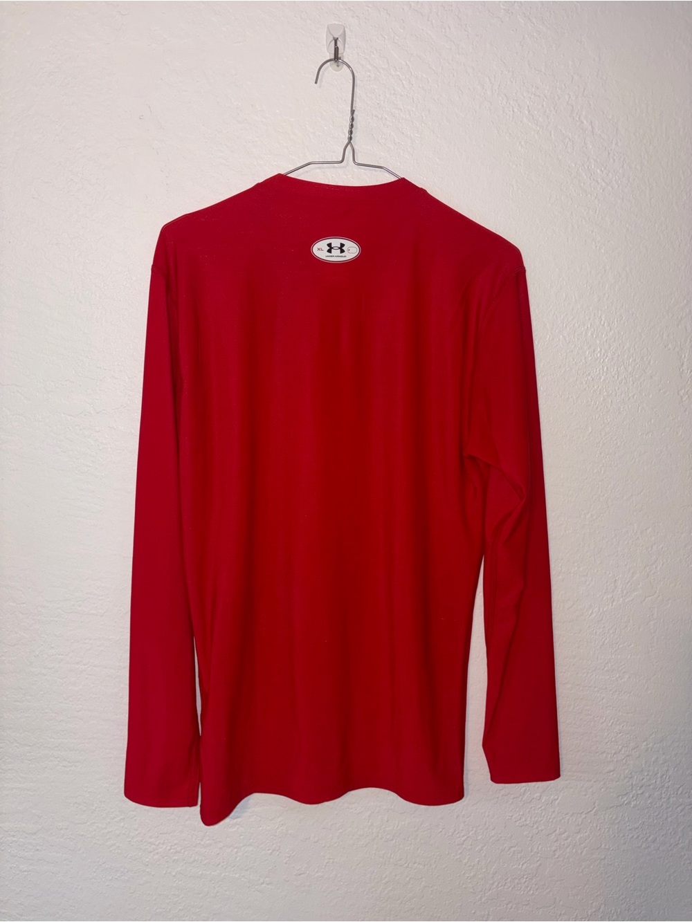 Under Armour Red Long-Sleeve HeatGear Crew - Picture 6 of 10